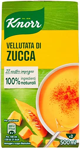 3x Knorr Vellutata Di Zucca Kürbiscreme 500 ml Delikater Geschmack von Knorr