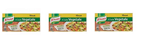 3x knorr veggie dado brodo Vegetarisch Suppenwürfel Brühe reich an Geschmack 10pz von Knorr