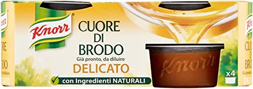6x Knorr Cuore di Brodo Delicato Zartes Brühenherz reich an Geschmack Glutenfrei (4 x 28 g) 112g von Knorr