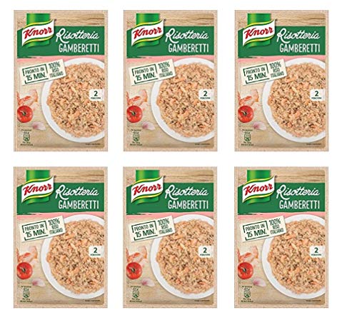 6x Knorr Risotto Gamberetti Reis Garnelen 175g 100% italienisch Fertiggerichte 6x Knorr Risotto Gamberetti Reis Garnelen 175g 100% italienisch Fertiggerichte von Knorr