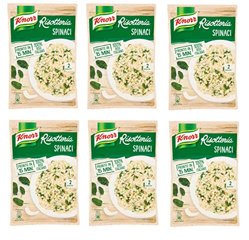 6x Knorr Risotto spinaci Reis Spinat 175g 100% italienisch Fertiggerichte von Knorr