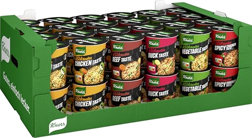 Knorr Asia Noodles Instant Nudeln Mix schneller Asia Snack fertig in nur 3 Minuten 48 Stück Knorr Asia Noodles Instant Nudeln Mix schneller Asia Snack fertig in nur 3 Minuten 48 Stück von Knorr