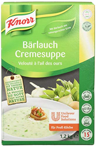 Knorr Bärlauch Cremesuppe - gebunden - klar - trocken, 1,2 kg von Knorr