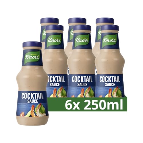 Knorr Cocktail Sauce feine und besonders cremige Grillsauce ohne geschmacksverstärkende Zusatzstoffe und künstliche Farbstoffe 6x 250 ml Knorr Cocktail Sauce feine und besonders cremige Grillsauce ohne geschmacksverstärkende Zusatzstoffe und künstliche Farbstoffe 6x 250 ml von Knorr
