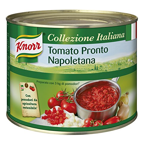Knorr Collezione Italiana Tomato Pronto Napoletana (Tomaten Basissauce, stückig) 1er Pack (1 x 2 kg) von Knorr