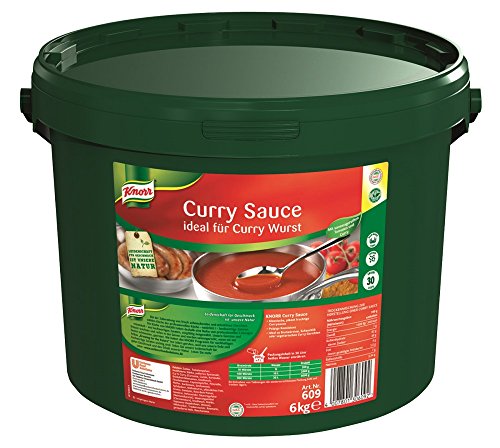 Knorr Curry Sauce ideal für Currywurst, Trockenmischung für Currysauce, 1er Pack (1 x 6 kg) von Knorr