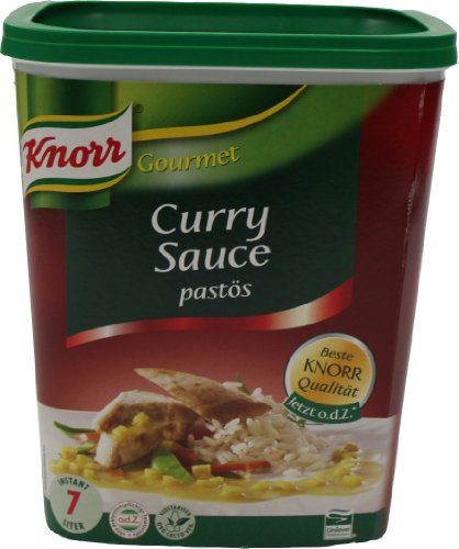 Knorr Curry Sauce pastös 1.1 kg, 1er Pack (1 x 1.1 kg) von Knorr