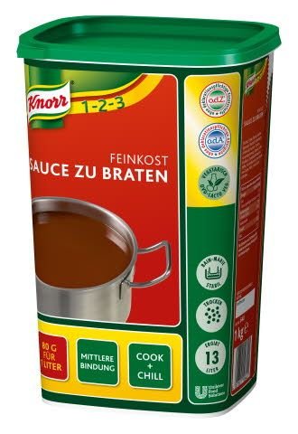 Knorr Feinkost Sauce zu Braten 1 kg, 1er Pack (1 x 1 kg) von FUFSAWS