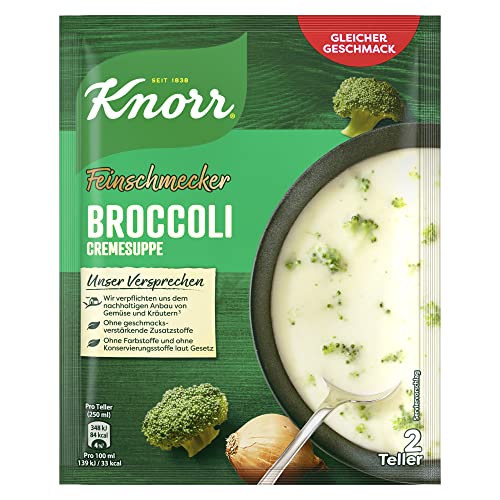 Knorr Feinschmecker Broccoli Suppe, 2 Teller Knorr Feinschmecker Broccoli Suppe, 2 Teller von Knorr