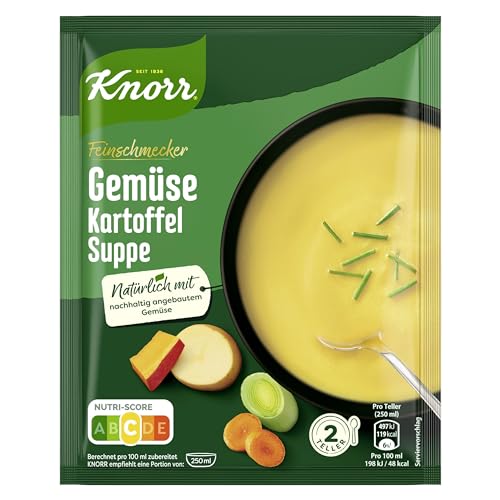 Knorr Feinschmecker Gemüse Kartoffel Suppe 500ml Beutel von Knorr