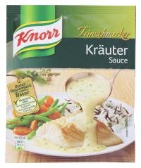 Knorr Feinschmecker Kräuter Sauce leckere helle Soße ohne geschmacksverstärkende Zusatzstoffe 250 ml 1 Stück von Knorr