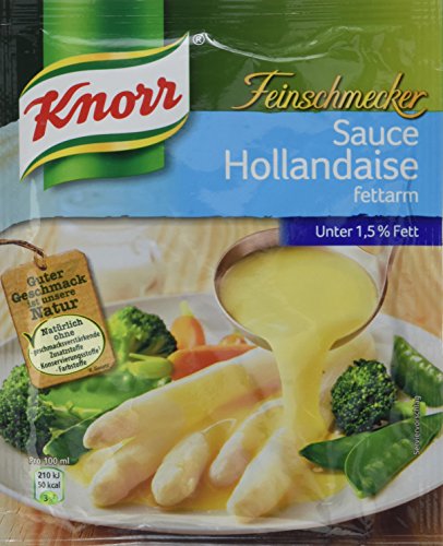 Knorr Feinschmecker Sauce Hollandaise fettarm 250ml, 9er Pack (9 x 250 ml) von Knorr