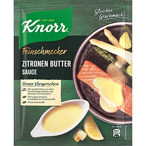 Knorr Feinschmecker Sauce Zitronen Butter, 10er Pack (10 x 250 ml) von Knorr