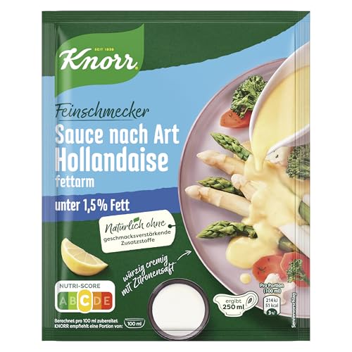 Knorr Feinschmecker Sauce nach Art Hollandaise 250 ml Knorr Feinschmecker Sauce nach Art Hollandaise 250 ml von Knorr