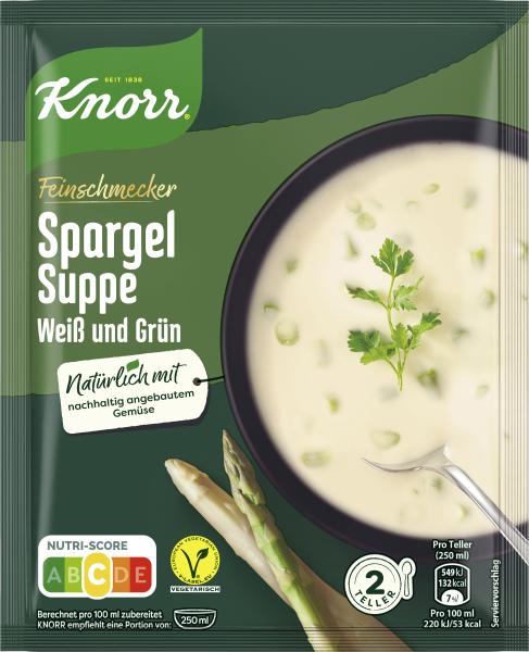 Knorr Feinschmecker Spargel weiß & grün Cremesuppe Knorr Feinschmecker Spargel weiß & grün Cremesuppe von Knorr