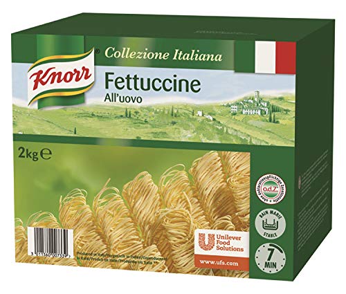 Knorr Fettuccine Pasta mit Ei - schmale Bandnudeln - Nudeln Großpackung, 2000 g von Knorr