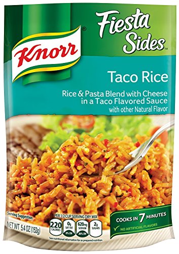 Knorr Fiesta Sides Taco-Reis (2 Stück) 142 ml Beutel von Knorr