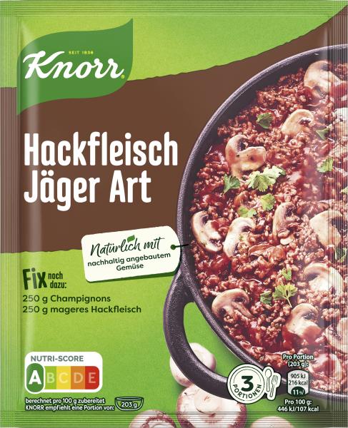 Knorr Fix Hackfleisch Jäger Art Knorr Fix Hackfleisch Jäger Art von Knorr