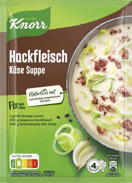 Knorr Fix Hackfleisch Käse-Suppe von Knorr