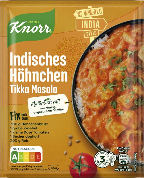 Knorr Fix Indisches Hähnchen Tikka Masala von Knorr
