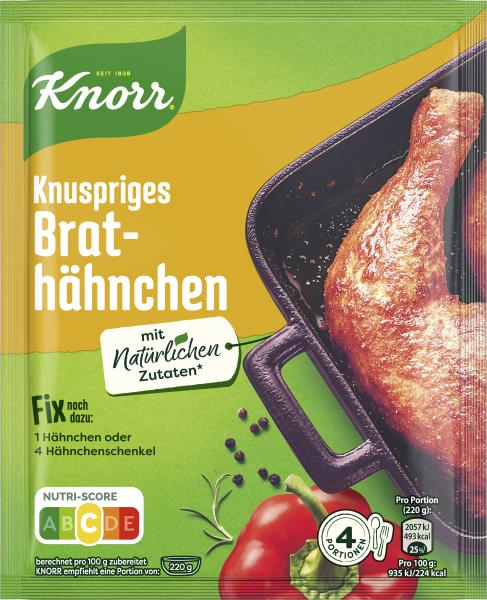 Knorr Fix knuspriges Brathähnchen Knorr Fix knuspriges Brathähnchen von Knorr