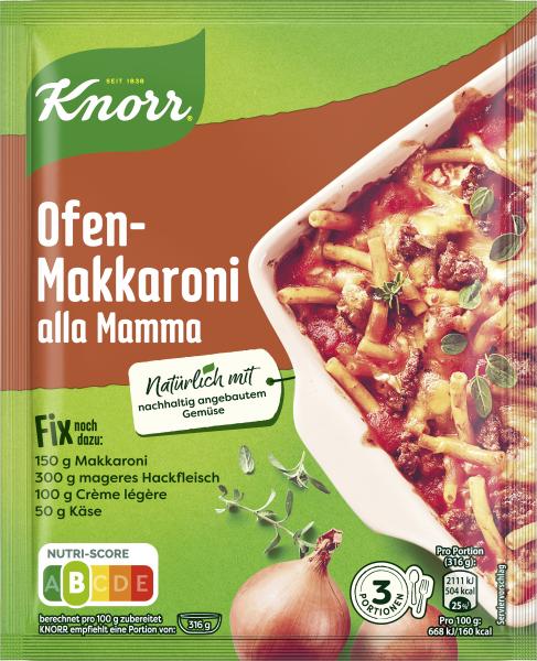 Knorr Fix Ofenmakkaroni alla mamma von Knorr