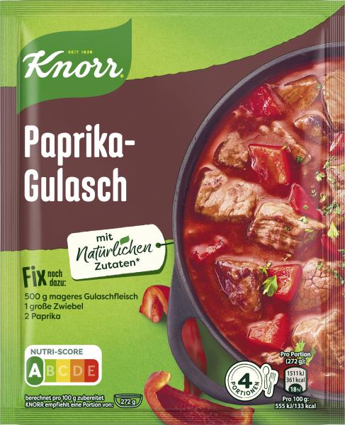 Knorr Fix Paprika-Gulasch Zigeuner Art von Knorr