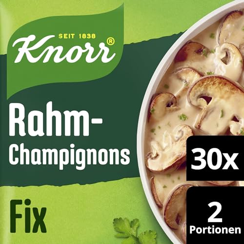 Knorr Fix Rahm-Champignons, 30er Pack (30 x 33 g), Rahm Champignon von Knorr