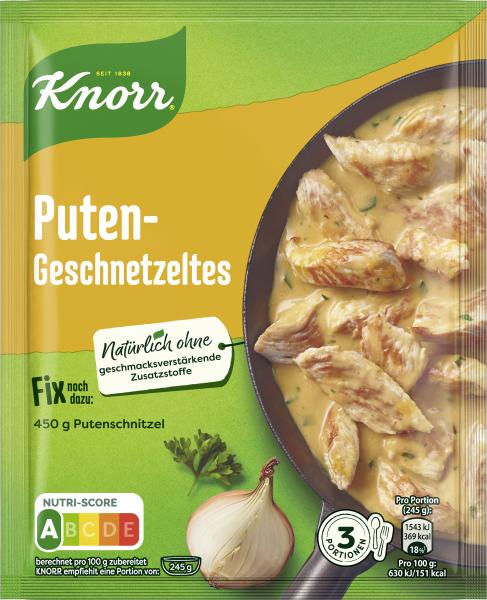 Knorr Fix Puten-Geschnetzeltes von Knorr