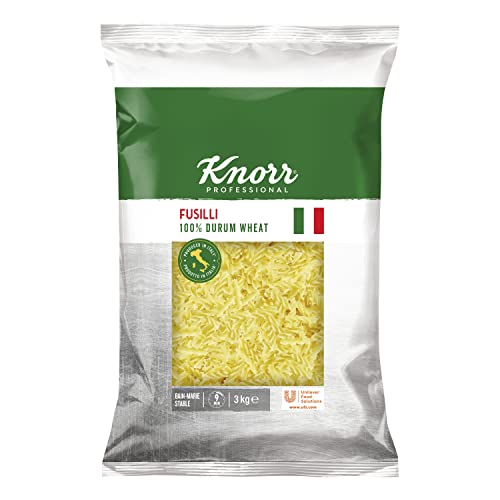 Knorr Fusilli Pasta - Spiralnudeln aus Hartweizengriess, Nudeln Großpackung, 3 kg (1er Pack) von Knorr
