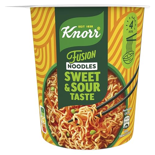 Knorr Fusion Noodles Sweet & Sour Taste 82g Becher Knorr Fusion Noodles Sweet & Sour Taste 82g Becher von Knorr