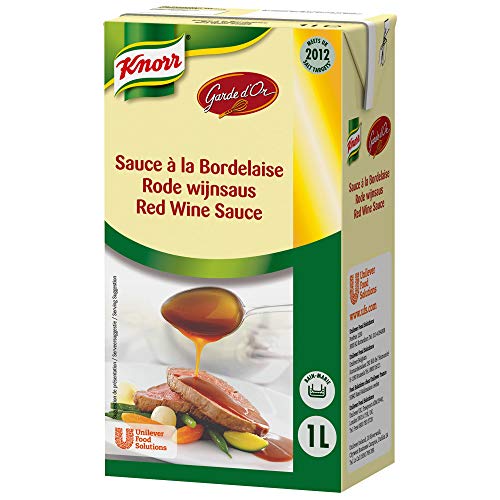 Knorr Garde D'or Rotwein Soße 1 Liter (6er Pack) von Knorr