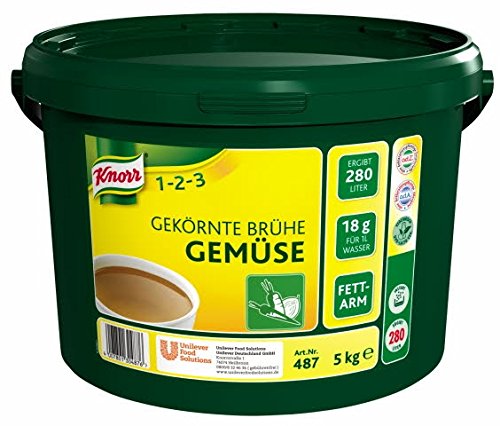 Knorr Gekörnte Brühe Gemüse 5 kg, 1er Pack (1 x 5 kg) von Knorr