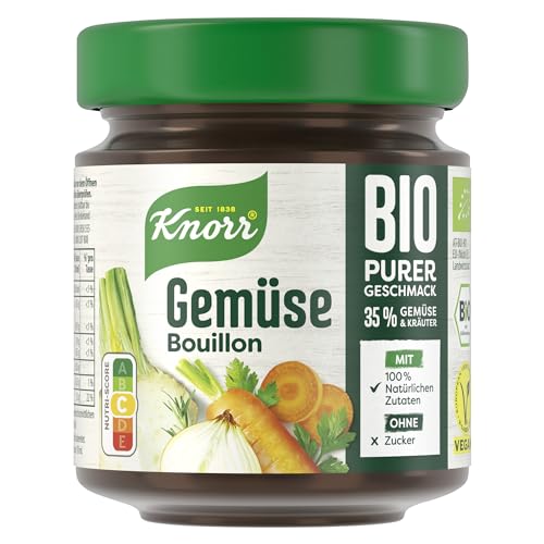 Knorr Gemüse Bouillon Bio purer Geschmack mit 35% Gemüse und Kräutern 100 g von Knorr