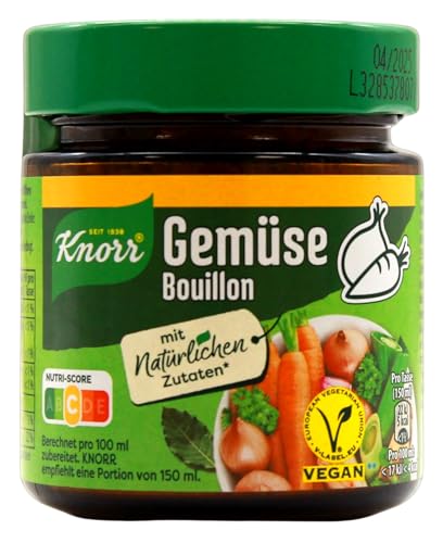 Knorr Gemüse Bouillon vegan, 10er Pack (10 x 136g) von Knorr