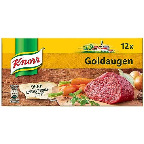 Knorr Goldaugen Rindsuppe Würfel - 130g von Knorr