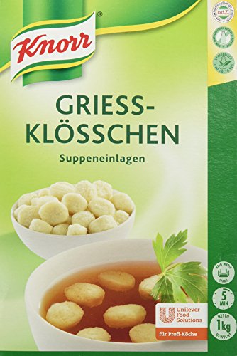 Knorr Grieß-Klößchen Chef 1 kg, 1er Pack (1 x 1 kg) von Knorr