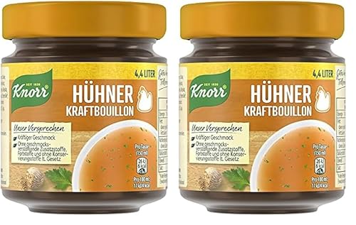 Knorr Hühner Kraftbouillon, 88 g (Packung mit 2) von Knorr