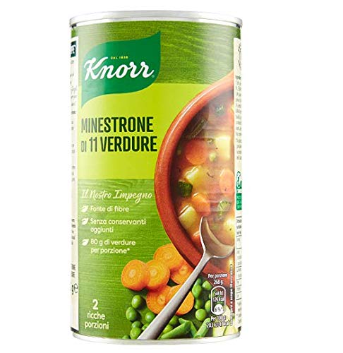 Knorr Il Minestrone Gemüsesuppe 11 Gemüse 500 gr 100% Natürliche Inhaltsstoffe Knorr Il Minestrone Gemüsesuppe 11 Gemüse 500 gr 100% Natürliche Inhaltsstoffe von Knorr