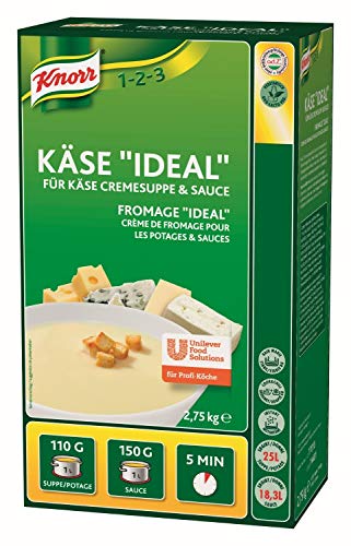 Knorr Käse Ideal Cremesuppe (Trockenmischung für Suppen und Saucen) 1er Pack (1 x 2,75kg) von Knorr