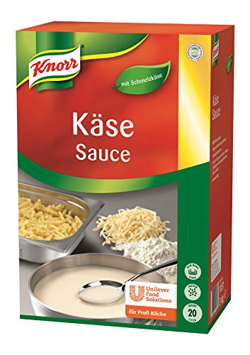 Knorr Käse Sauce (cremige Konsistenz, abgerundeter Käsegeschmack) 1er Pack (1 x 3 kg) von Knorr