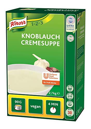 Knorr Knoblauch Cremesuppe Trockenmischung (intensiver Knoblauchgeschmack) 1er Pack (1 x 2,7kg) von Knorr