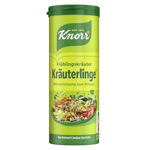 Knorr Kräuterlinge Frühlingskräuter Würzmischung zum Streuen für Gemüse, Eintöpfe oder einen Salat 60 g von Knorr