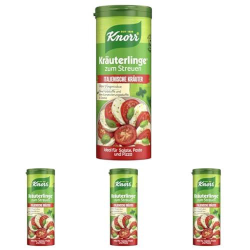 Knorr Kräuterlinge Italienische Kräuter Streuer, 1er-Pack (1 x 60 g) (Packung mit 4) von Knorr
