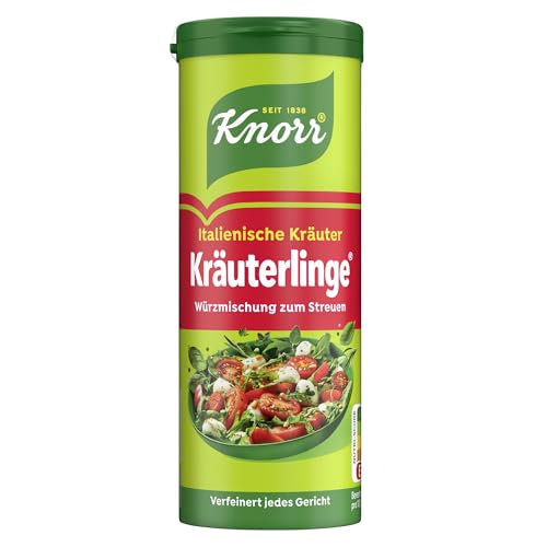 Knorr Kräuterlinge Italienische Kräuter Würzmischung zum Streuen für Pasta, Gemüse oder einen Salat 60 g von Knorr