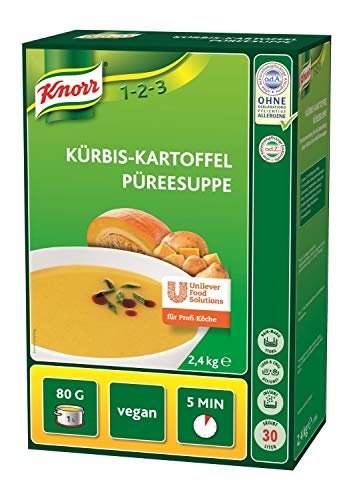 Knorr Kürbis Kartoffel Püreesuppe Trockenmischung (ausgewogener, harmonischer Geschmack) 1er Pack (1 x 2,4 kg) von Knorr