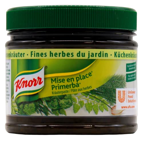 Knorr Mise en place Gartenkräuter Kräuterpaste, (1 x 340g) von Knorr