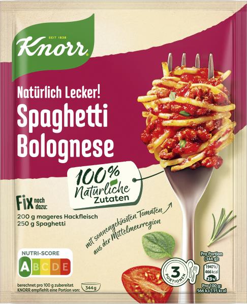 Knorr Natürlich Lecker! Spaghetti Bolognese von Knorr