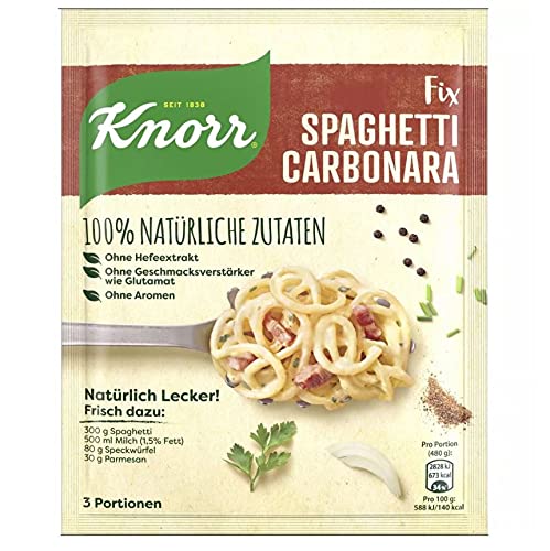 Knorr Natürlich Lecker! Spaghetti Carbonara, 47 ml von Knorr