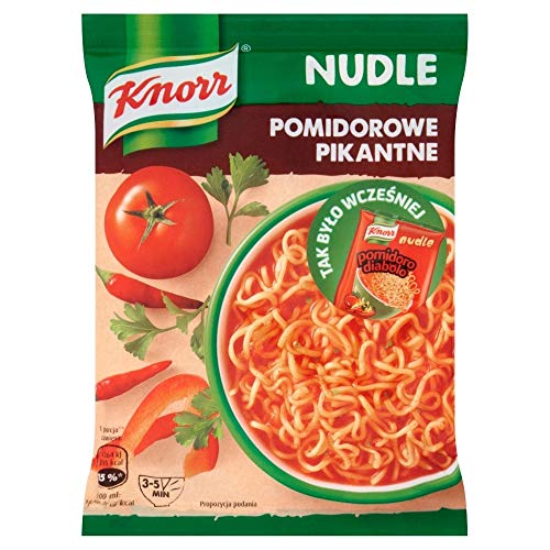 Knorr Nudle Tomatensuppe scharf /// Nudle Pomidorowe pikantne 63g von Knorr